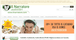 Desktop Screenshot of ilnarratore.com